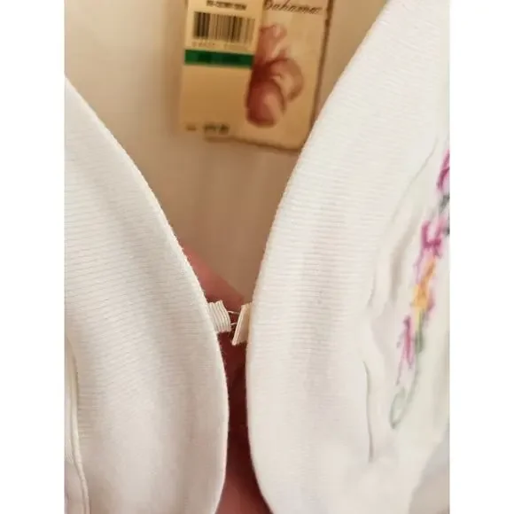 NWT Tommy Bahama Scroll Scapes Coconut Cream Bolero Jacket Size Size L (12-14) - Picture 3 of 4